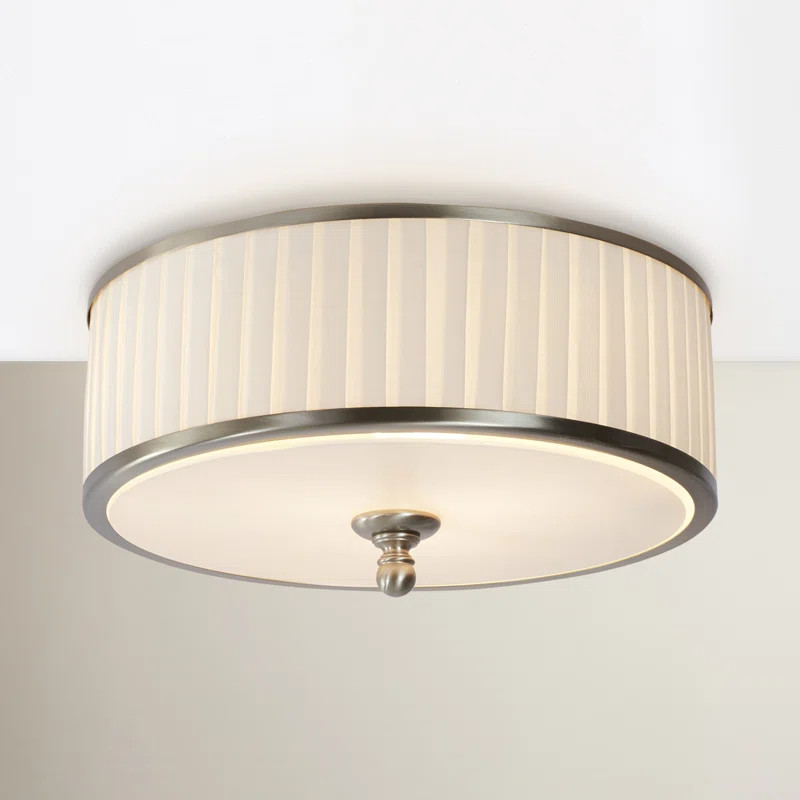 Mbolu Fabric Flush Mount | Wayfair North America