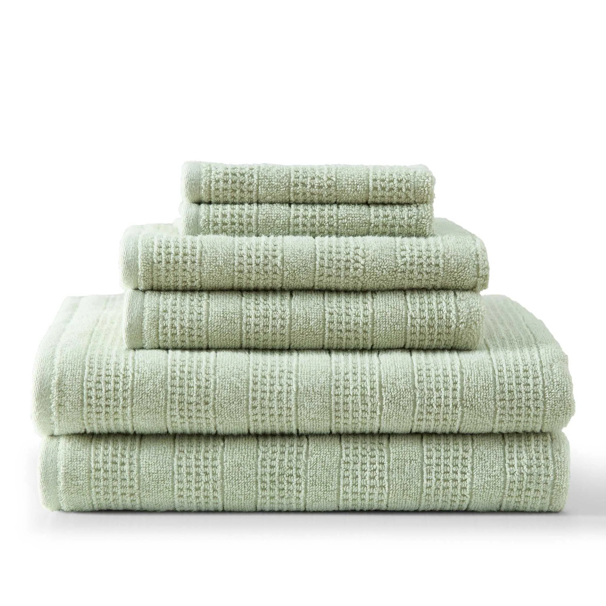 Martha Stewart Bedford Cottage Solid Cotton 6 Piece Towel Set | Wayfair North America