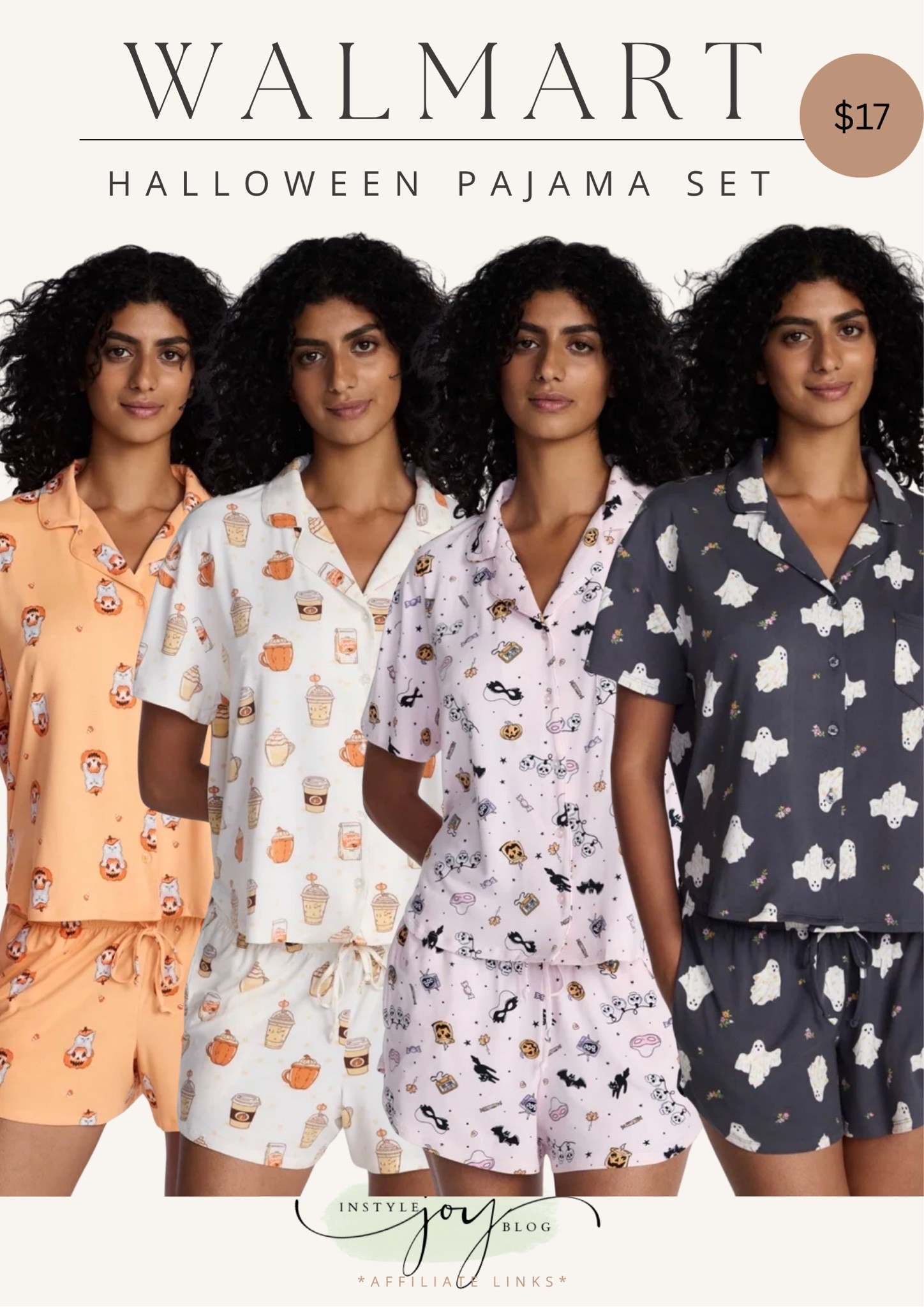 Walmart✨ Halloween Women’s Notched Top and Shorts Pajama Set from Way to Celebrate, 2-Piece, Sizes XS-3X

#LTKootd #LTKTravel #LTKSeasonal