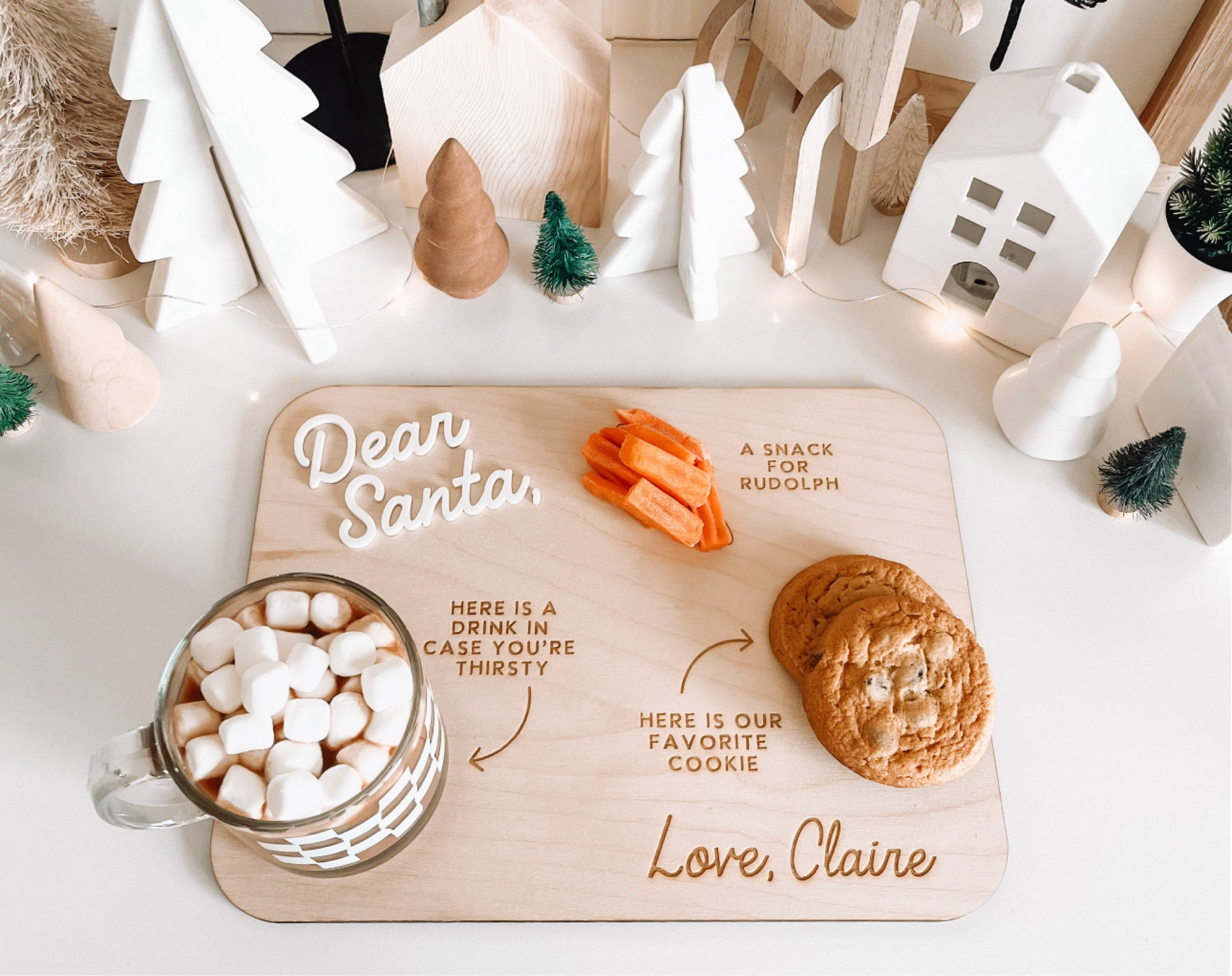 Milk and cookies for Santa  

#LTKHoliday #LTKSeasonal #LTKFamily