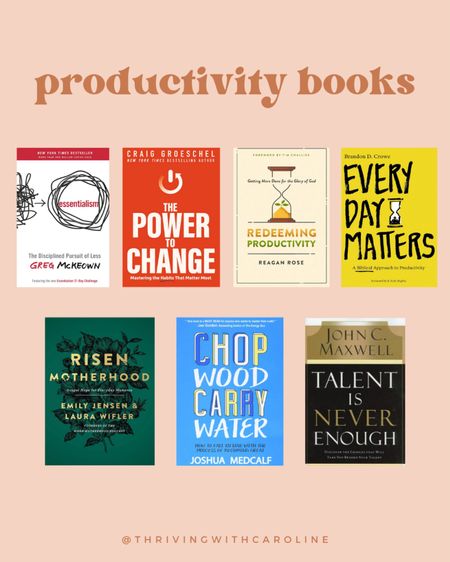 Productivity books 

#LTKhome #LTKU