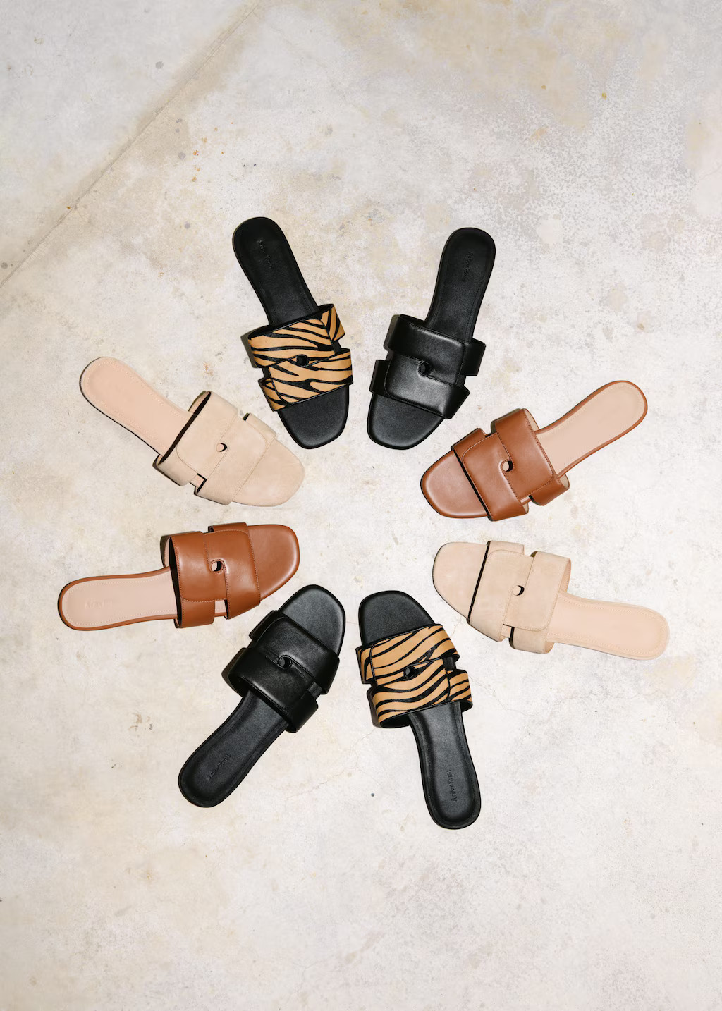 Leather Slides - Light Beige - Shoes - & Other Stories GB | & Other Stories UK