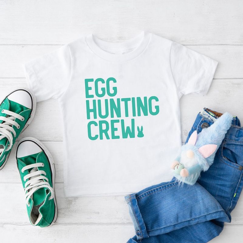 The Juniper Shop Egg Hunting Crew Bunny Toddler Short Sleeve Tee | Target