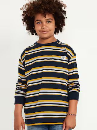 Oversized Long-Sleeve Pocket T-Shirt for Boys | Old Navy (US)