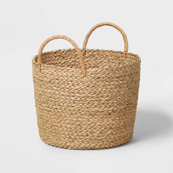 Round Woven Seagrass Basket Natural - Brightroom™ | Target