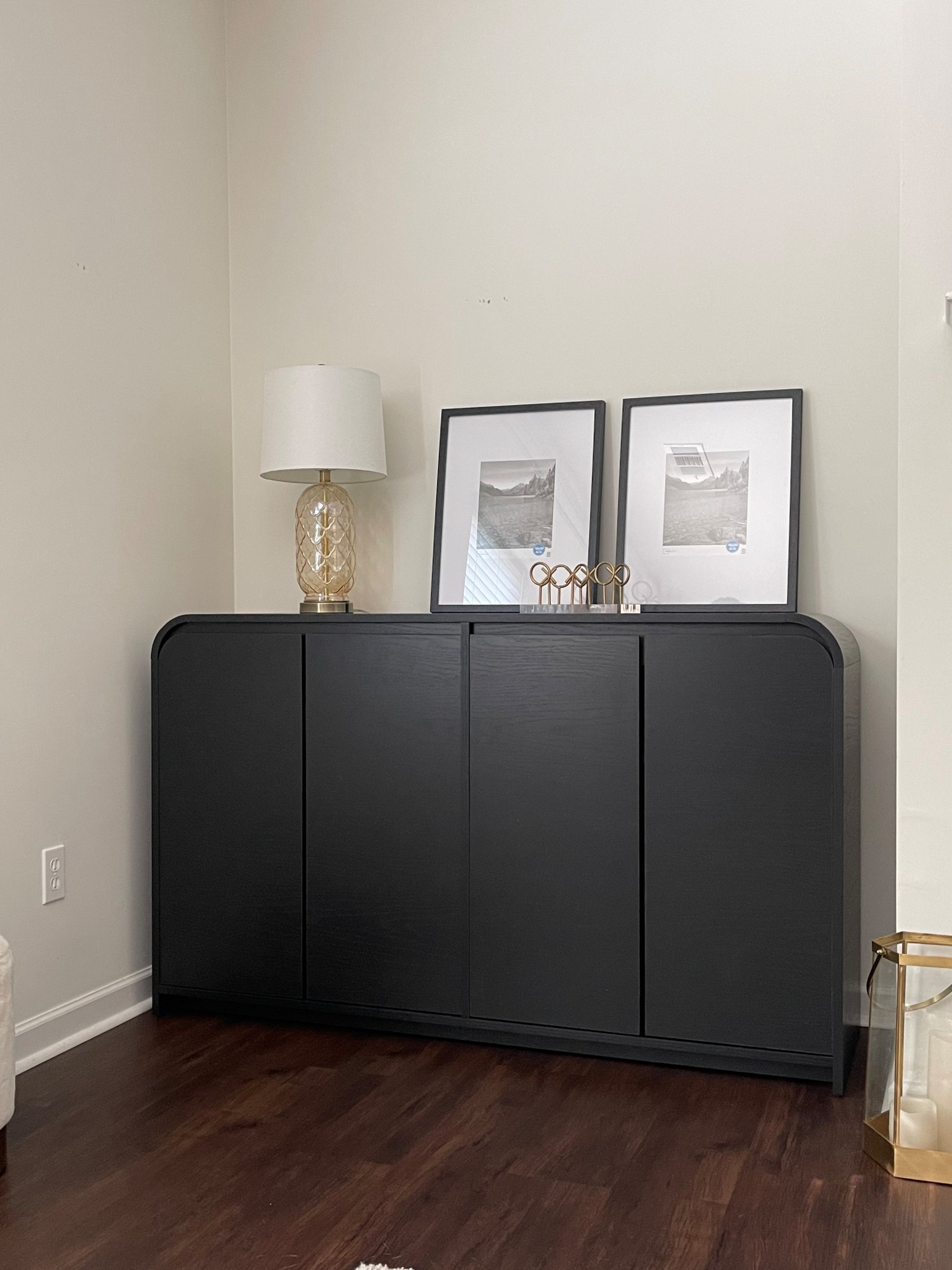 Better Homes and Gardens Juliet sideboard. Perfect for the living room and to store extra items. Purchased from Walmart. 

#LTKHome