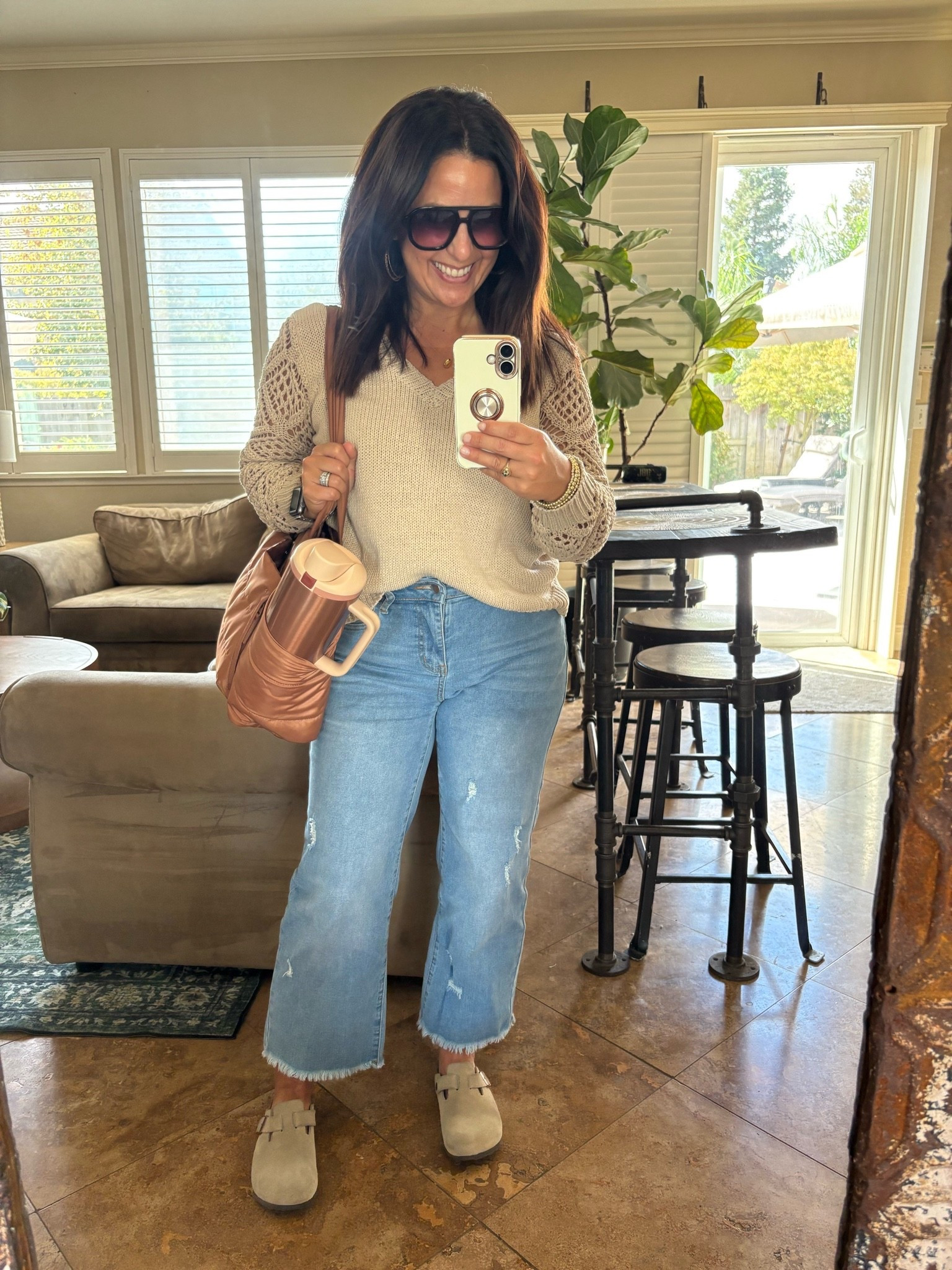 Fall showed up early today! 🍂☔️ A little rain, cooler temps, and a full day of training at the County Office of Education had me reaching for one of my favorite fall teacher outfits.

This casual teacher outfit is perfect for those early-fall days when you need something comfortable but still polished for the classroom. These jeans are petite-friendly, I’m wearing a size 4, and they’re only around $35 🙌🏻 — such a good affordable workwear find!

Paired with a cozy knit sweater, comfy clogs, and my everyday teacher tote for an easy fall transitional outfit. 🍁

#TeacherOutfit #TeacherStyle #FallTeacherOutfits #FallWorkwear #TeacherWorkwear

#LTKPetite #LTKSeasonal #LTKootd