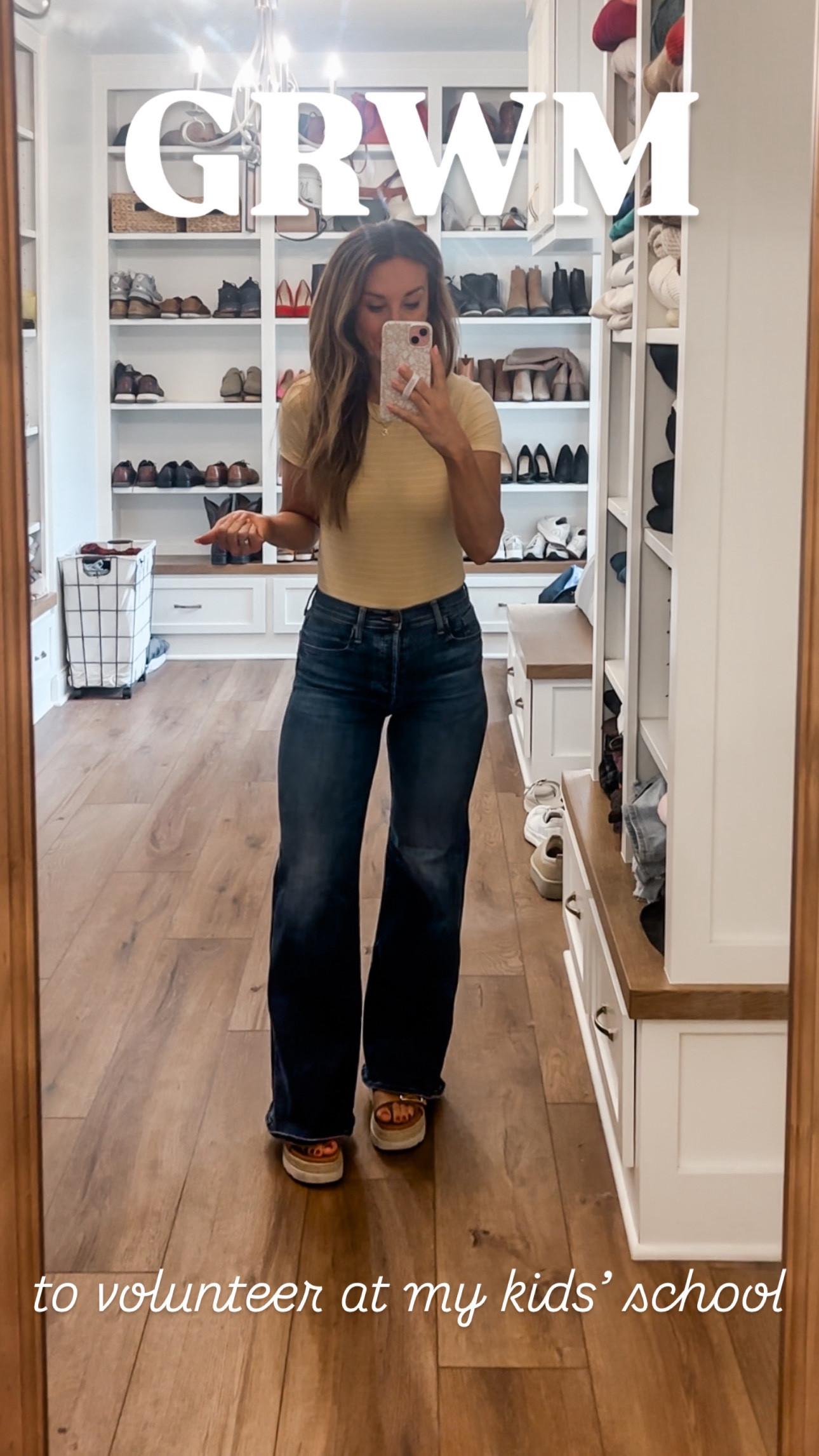 Quick little GRWM with a few of my favorite beauty products and school volunteer outfit! These beauty items I use every single day, and this outfit is a go-to whenever I’m in a rush bc I feel so good in it! Mother denim just hits different. 

Wearing a 27 in the jeans and a small in the top  

#LTKFindsUnder100 #LTKBeauty #LTKStyleTip