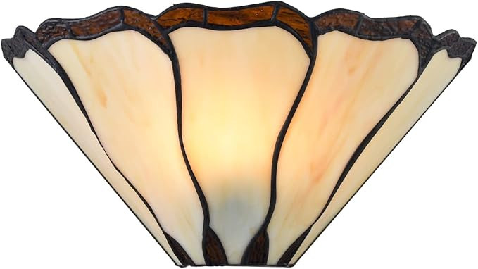 Tiffany Wall Sconces Stained Glass Antique Vintage Mission Style Wall Lighting for Living Room Be... | Amazon (US)