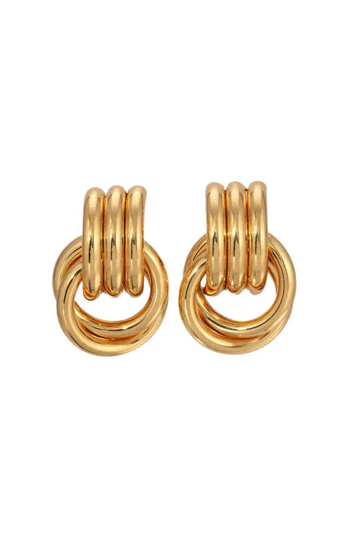 HEAVEN MAYHEM Mini Knot Earrings in Gold at Nordstrom | Nordstrom