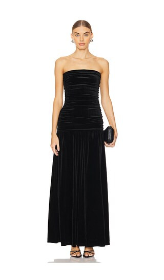 Line & Dot Kiki Dress in Black. - size S | Revolve Clothing (Global)