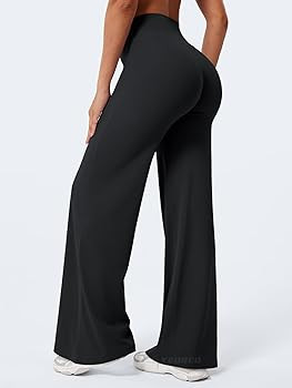 YEOREO Workout Leggings Womens No Front Seam Straight Leggings 29" / 31.5" / 33" High Waist Butte... | Amazon (US)