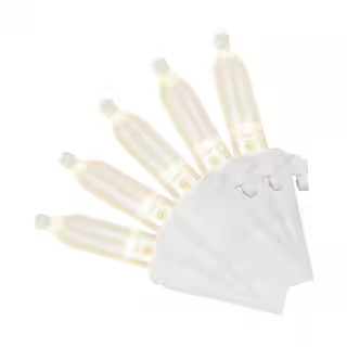 100 Warm White Mini LED String Lights with White Wire | The Home Depot