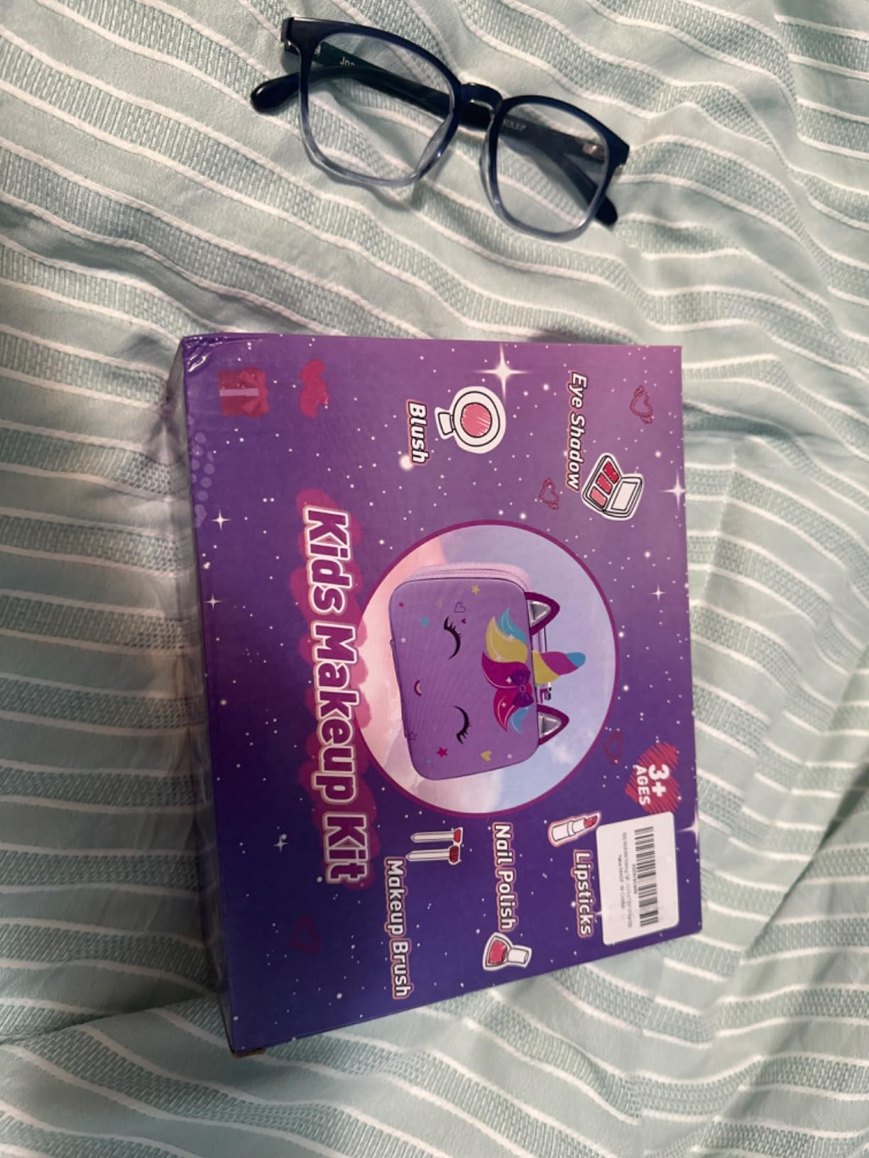 Kids Makeup Kit for Girl - Kids Washable Makeup Girls Toys with Unicorn Cosmetic Case, Real Girl ... | Amazon (US)