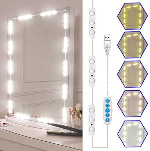 Led Vanity Mirror Lights Kit, SELFILA Hollywood Style Vanity Make Up Light, 11ft with Dimmable Co... | Amazon (US)
