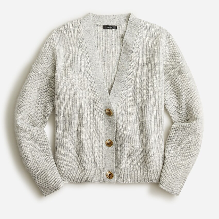 Ribbed V-neck cardigan sweater | J. Crew US