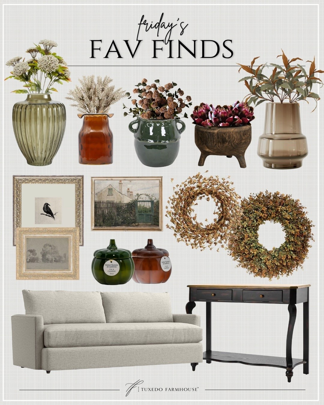 My favorite home decor and furniture finds this week. I’ve been searching for a sofa that doesn’t break the bank and is super comfy. I think I finally found it! This sofa has multiple sizing/bench options, a great price and is so comfortable! I love this fabric too - Taft in Cement. Stay tuned to see it in my great room  

#LTKSeasonal #LTKFindsUnder50 #LTKHome