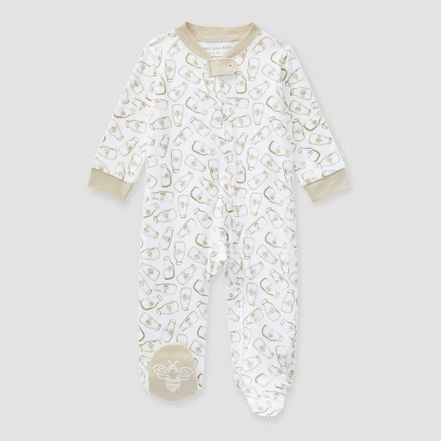 Burt's Bees Baby® Baby Fresh Milk Sleep N' Play - Gray | Target