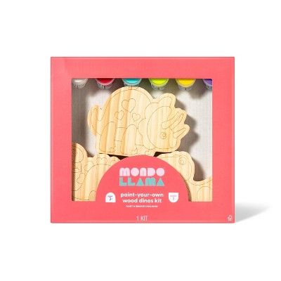 Paint-Your-Own Wood Dinos Valentine's Day Kit - Mondo Llama™ | Target