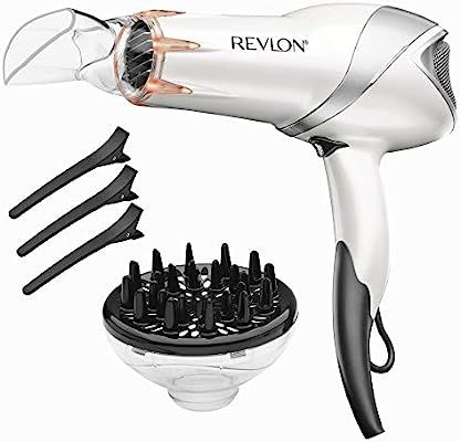 Revlon 1875W Infrared Heat Hair Dryer for Fast Drying and Elevated Shine, An Amazon Exclusive | Amazon (US)