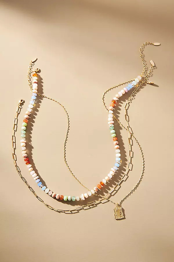 Shades of Sea Layered Necklaces | Anthropologie (US)