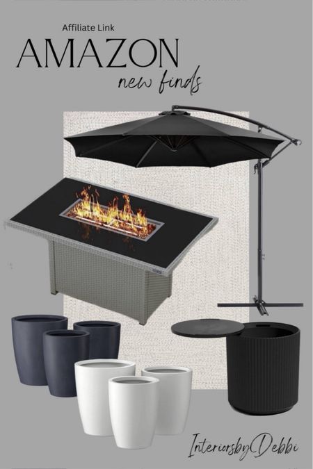 Amazon Outdoors
Outdoor umbrella, fire pit table, planters, outdoor rug, transitional home, modern decor, amazon find, amazon home, target home decor, mcgee and co, studio mcgee, amazon must have, pottery barn, Walmart finds, affordable decor, home styling, budget friendly, accessories, neutral decor, home finds, new arrival, coming soon, sale alert, high end look for less, Amazon favorites, Target finds, cozy, modern, earthy, transitional, luxe, romantic, home decor, budget friendly decor, Amazon decor #amazonhome #founditonamazon#LTKhome #LTKeurope

Follow my shop @InteriorsbyDebbi on the @shop.LTK app to shop this post and get my exclusive app-only content!

#liketkit 
@shop.ltk
https://liketk.it/4DB2w

Follow my shop @InteriorsbyDebbi on the @shop.LTK app to shop this post and get my exclusive app-only content!

#liketkit #LTKSeasonal
@shop.ltk
https://liketk.it/4Gkok