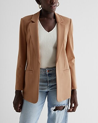 Columnist Open Front Blazer | Express