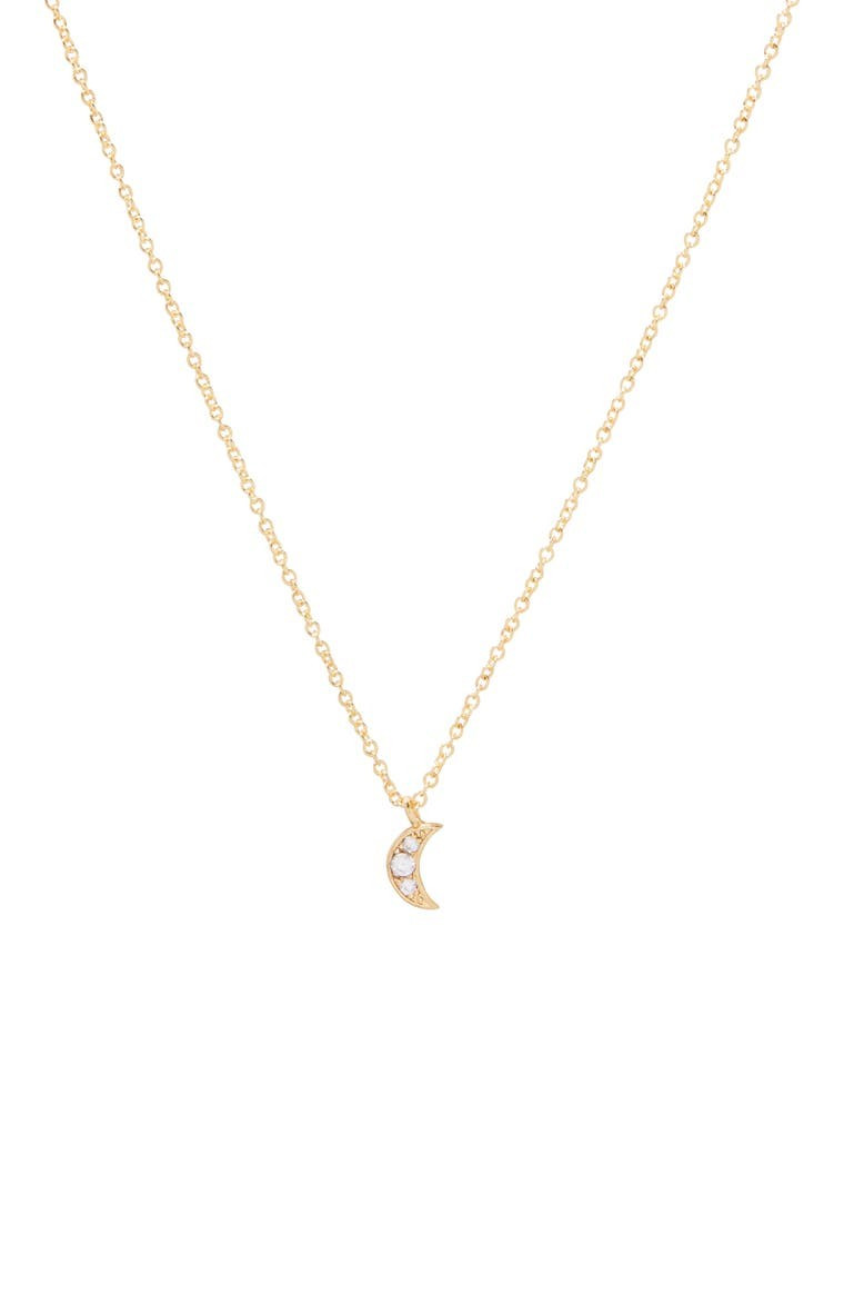 gorjana Moon Charm Pendant Necklace | Nordstrom | Nordstrom