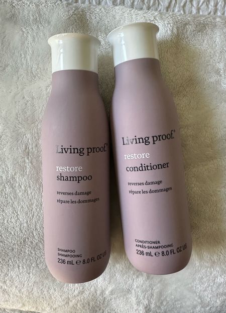 Living proof restore hair line. Hair wash day. Shampoo. Conditioner. #hair #hairtok #hairhealth #hairstyle #haircut #blonde #hairwash #hairwashday #hwd #fyp #routine #hairtutorial #hairproducts #cleanbeauty #hairwashingroutine #hairwashroutine 

#LTKSeasonal #LTKfindsunder50 #LTKbeauty