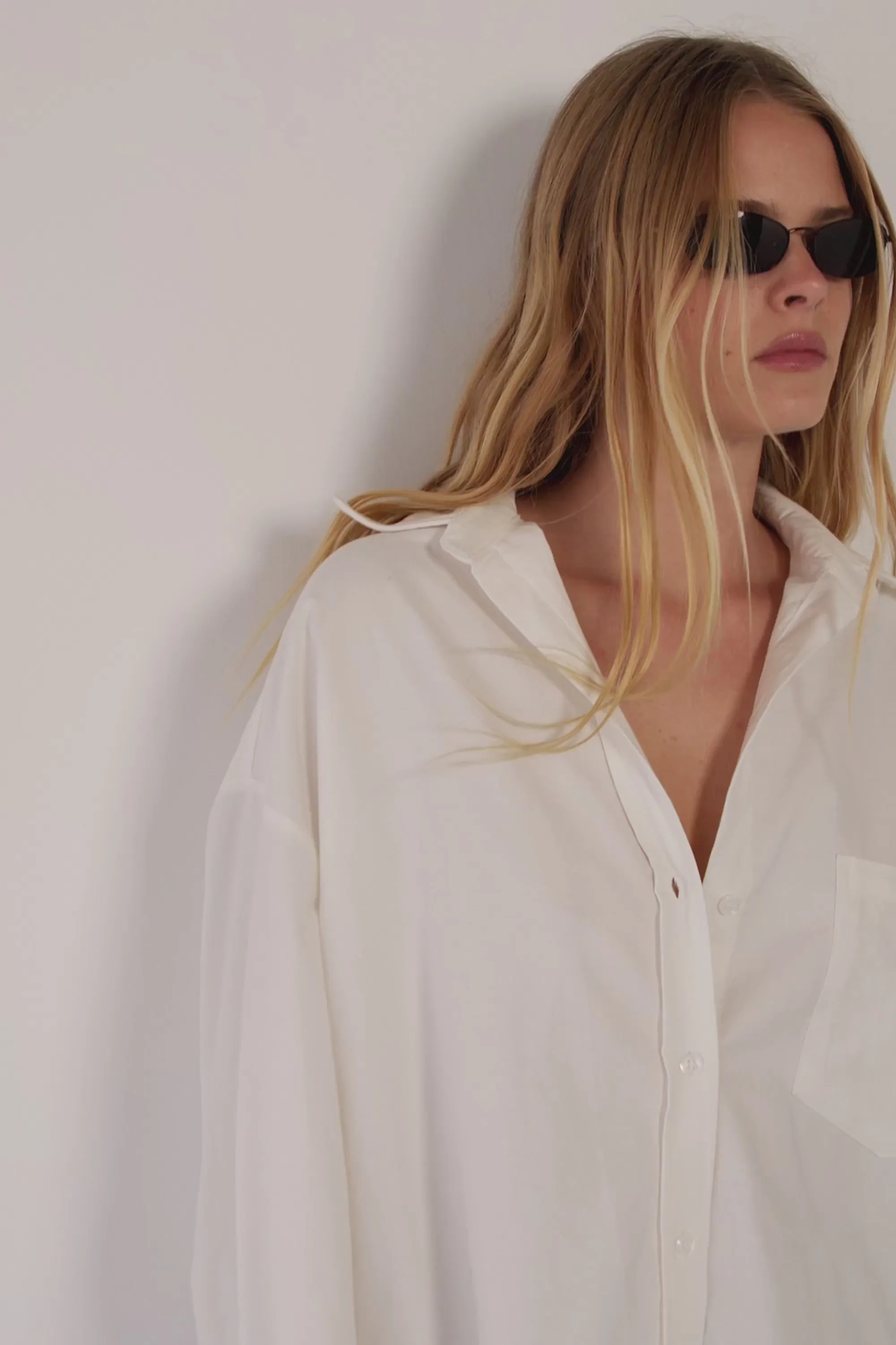 RHEA 2.0 WHITE COTTON SHIRT | DISSH