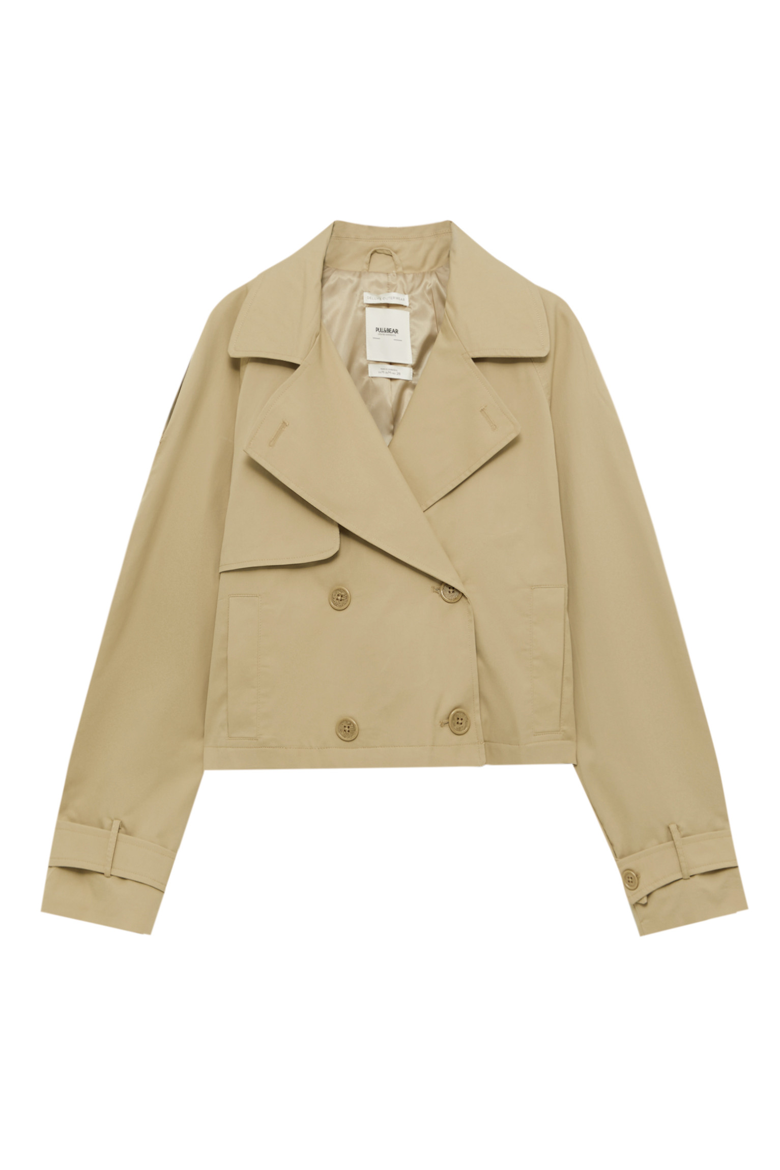 SHORT TRENCH COAT | PULL and BEAR UK