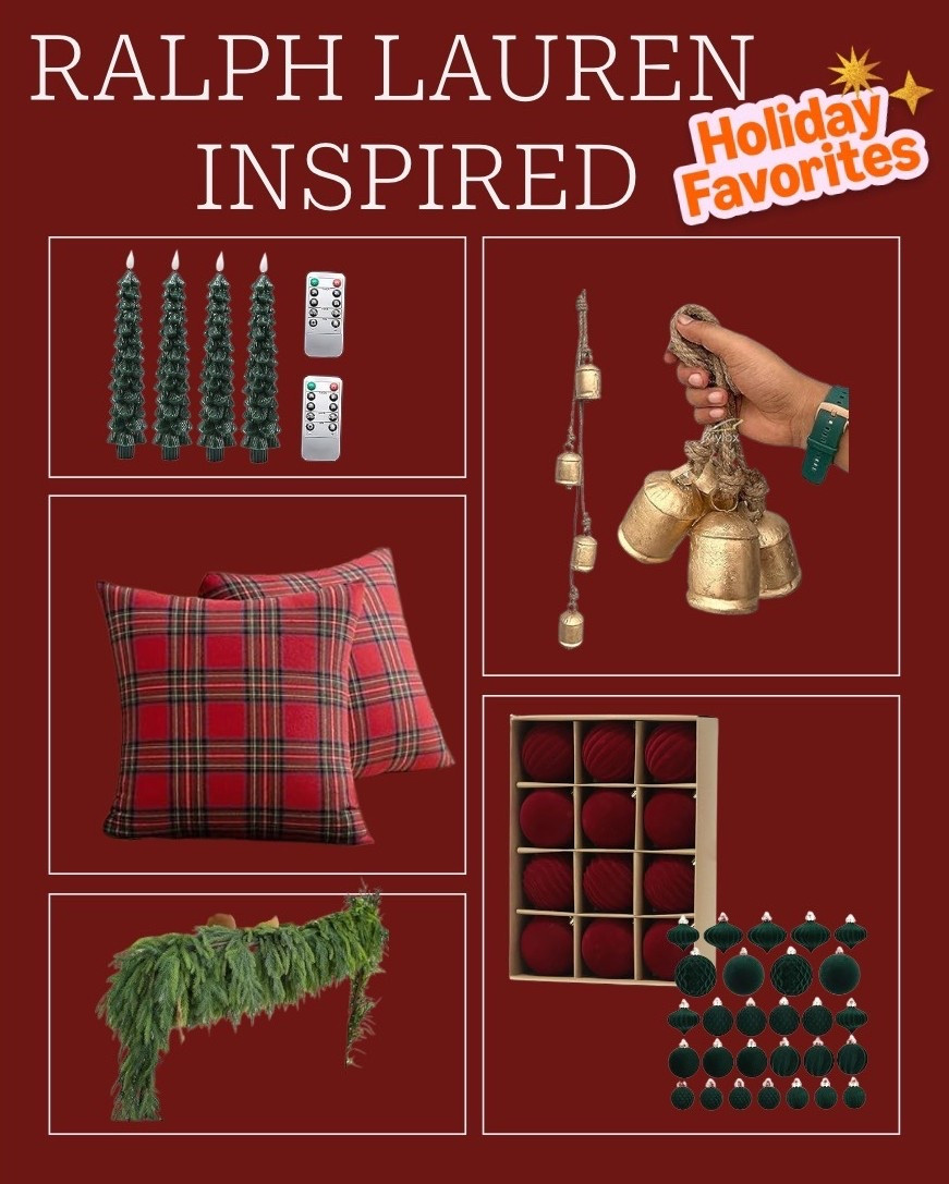 Ralph Lauren Christmas decoration 🎄  #christmasdecor #holidaydecor #raplhlaureninspired #velvetornaments

#LTKHoliday #LTKSeasonal #LTKHome