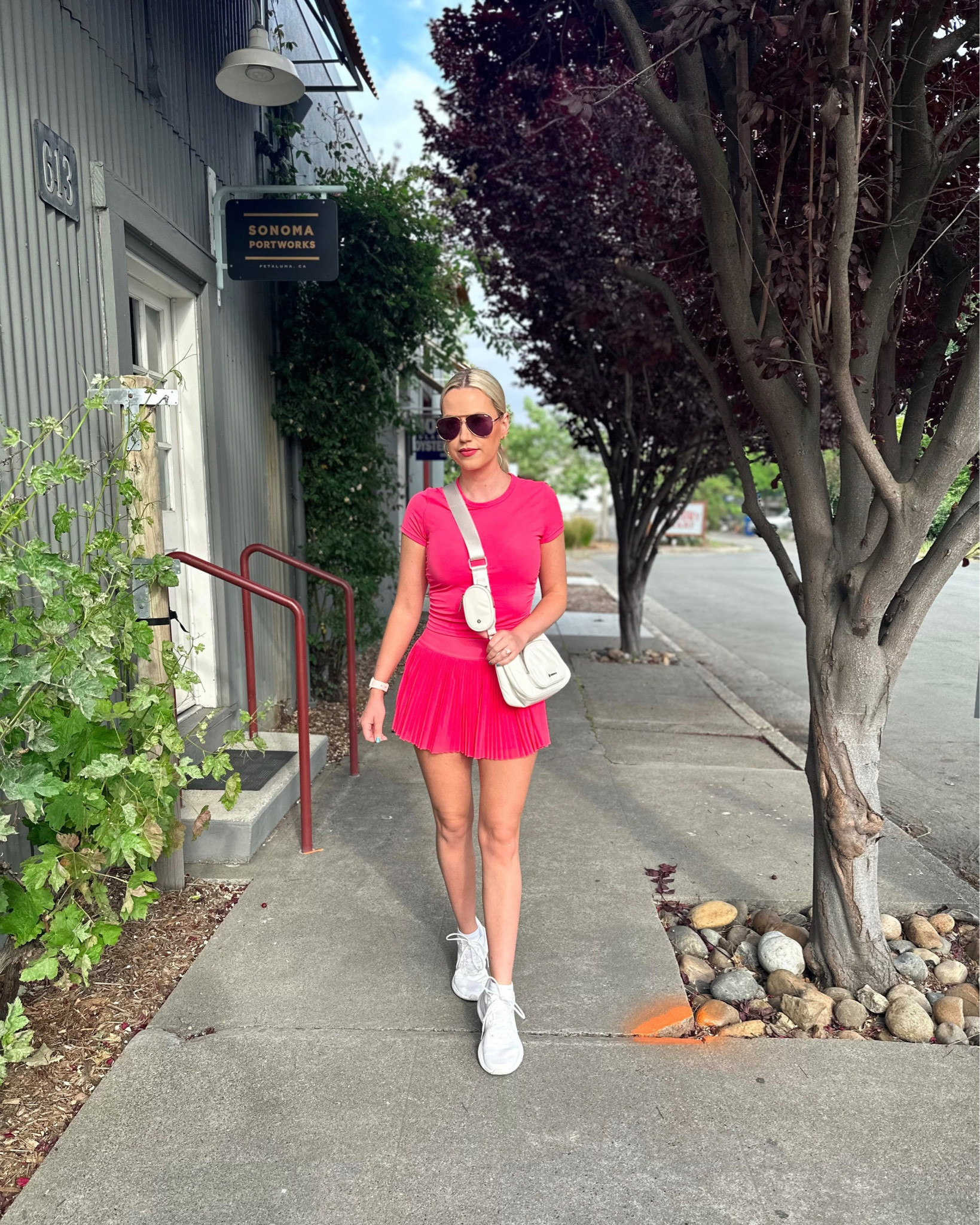 Top: Lip Gloss, 6
Skirt; Lip Gloss, 4
Bag: White Opal
Sneakers: White, 9.5

Athleisure | Activewear | Skort | Fitness | Tennis | Golf

#LTKfit