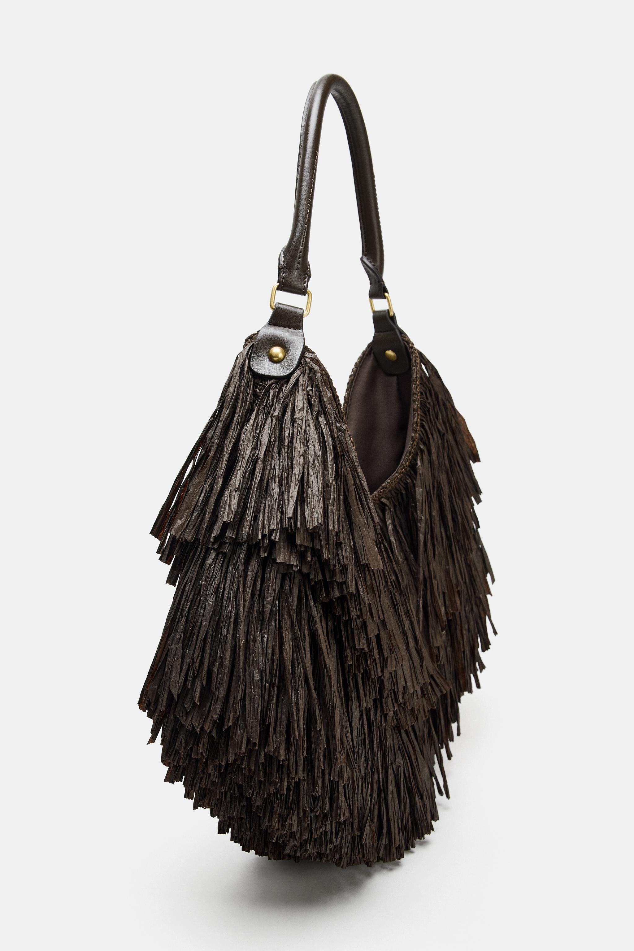 FRINGE TOTE BAG | Zara US