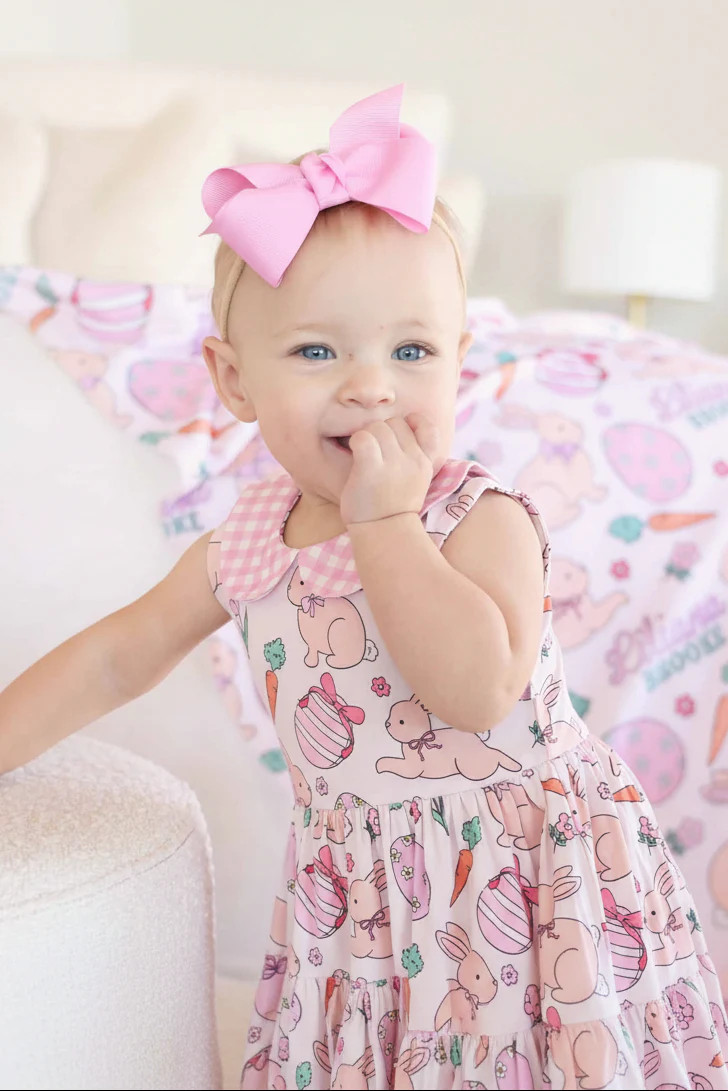 Collared Twirl Bodysuit | Hoppy Spring | Caden Lane