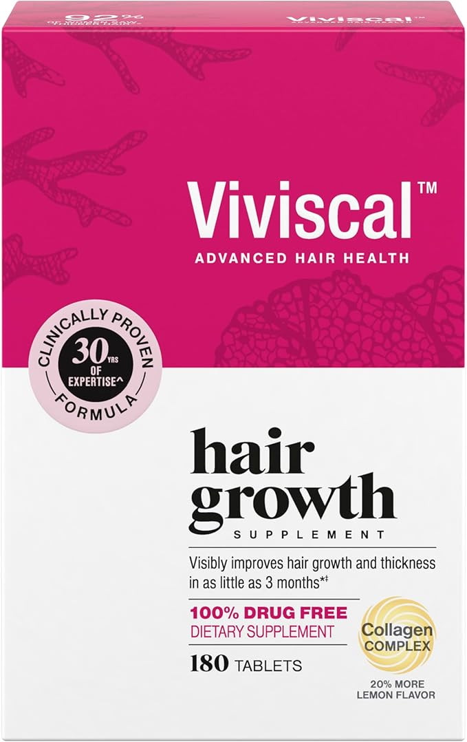 Viviscal Hair Growth Supplements for Women, Thicker Fuller Hair Support for Thinning Hair and Hai... | Amazon (US)