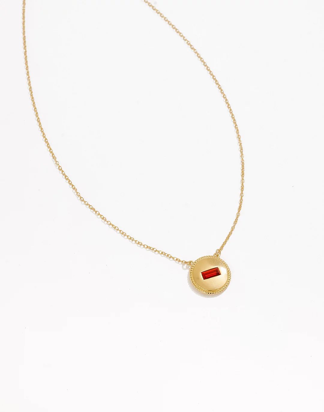 Madewell x Katie Dean Jewelry™ Coin Birthstone Necklace | Madewell