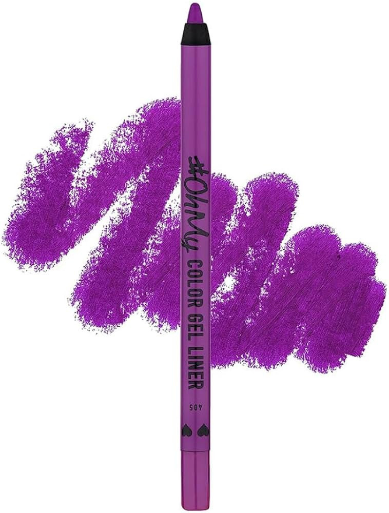 Oh My Color Gel Eye Liner - Vibrant Violet Color, Long-Lasting, Waterproof, High Pigmented - Hypo... | Amazon (US)