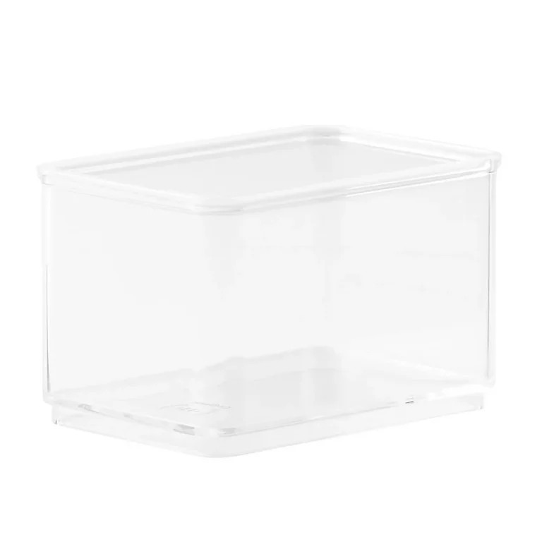 The Home Edit Small Clear Storage Bin Organizer Inserts, 2 Piece, 4.68" x 2.95" x 3.12" | Walmart (US)