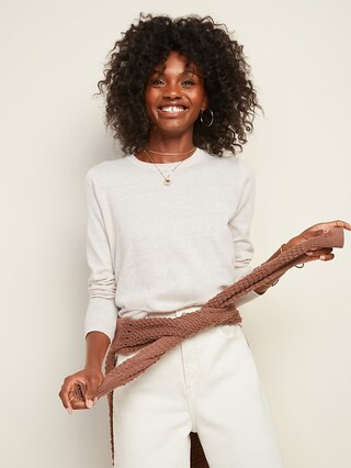 Lightweight Crew-Neck Sweater for Women | Old Navy (US)