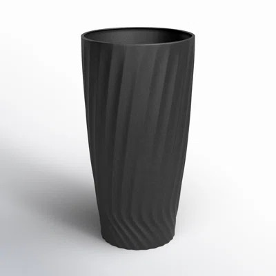 Boynton 24 Inch Tall Planters, Tree Planters with Shelf Insert, Morden Large Round Plant Pots Containers for Indoor/Outdoor Use | Wayfair North America