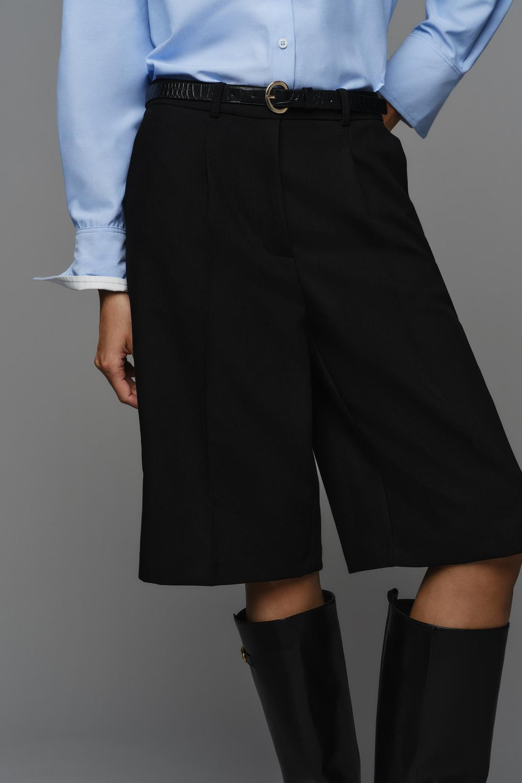 BELTED BERMUDA SHORTS | Zara US
