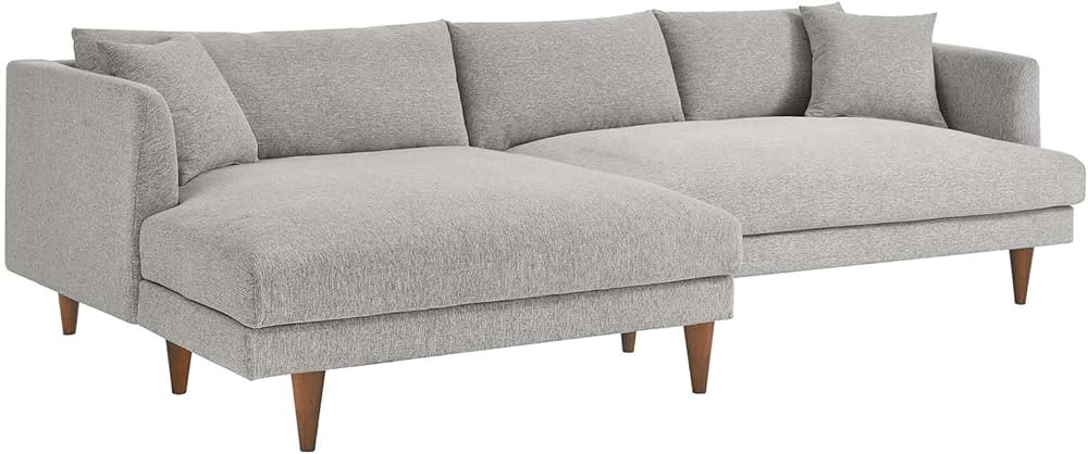 Modway Zoya Sofas, Heathered Weave Light Gray | Amazon (US)
