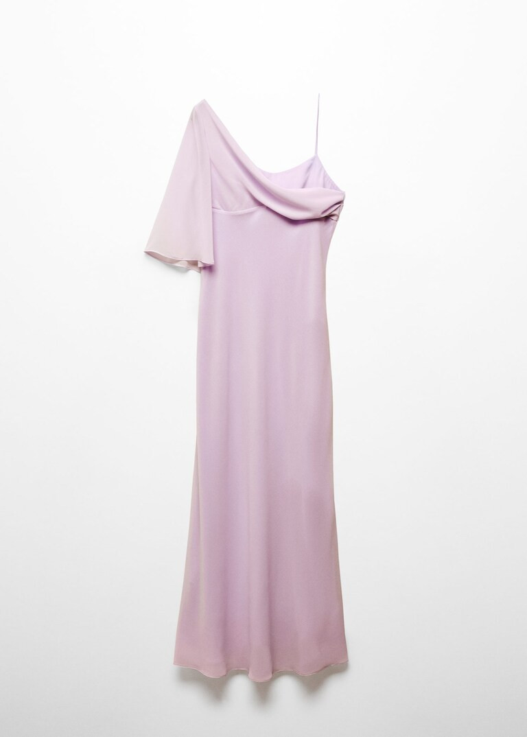 Asymmetric bow dress -  Women | Mango United Kingdom | MANGO (UK)