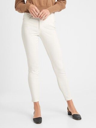 Mid-Rise White Skinny Jean | Banana Republic Factory