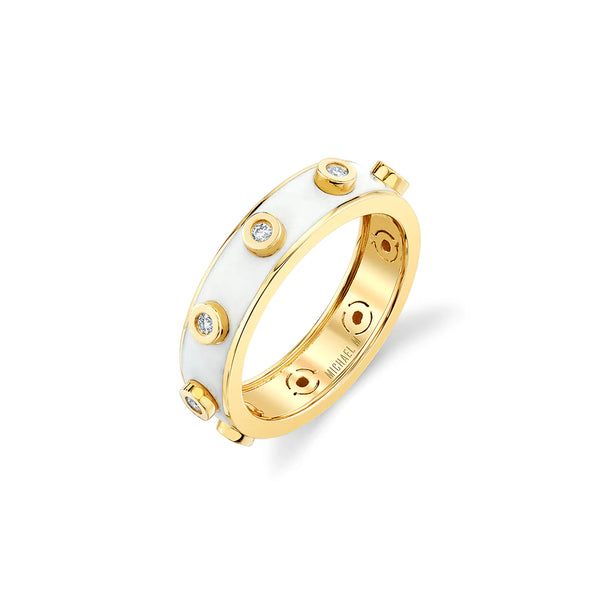 Chroma Extruded Bezel Ring | Michael M. Collection