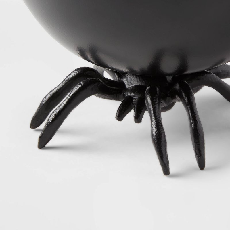 28oz Metal Spider Candy Bowl Black - Threshold&#8482; | Target