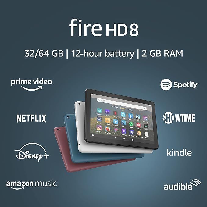 Amazon Official Site: Fire HD 8 Tablet, 8” Display, 2020 release | Amazon (US)