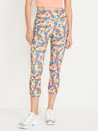 High-Waisted PowerSoft Crop Leggings | Old Navy (US)