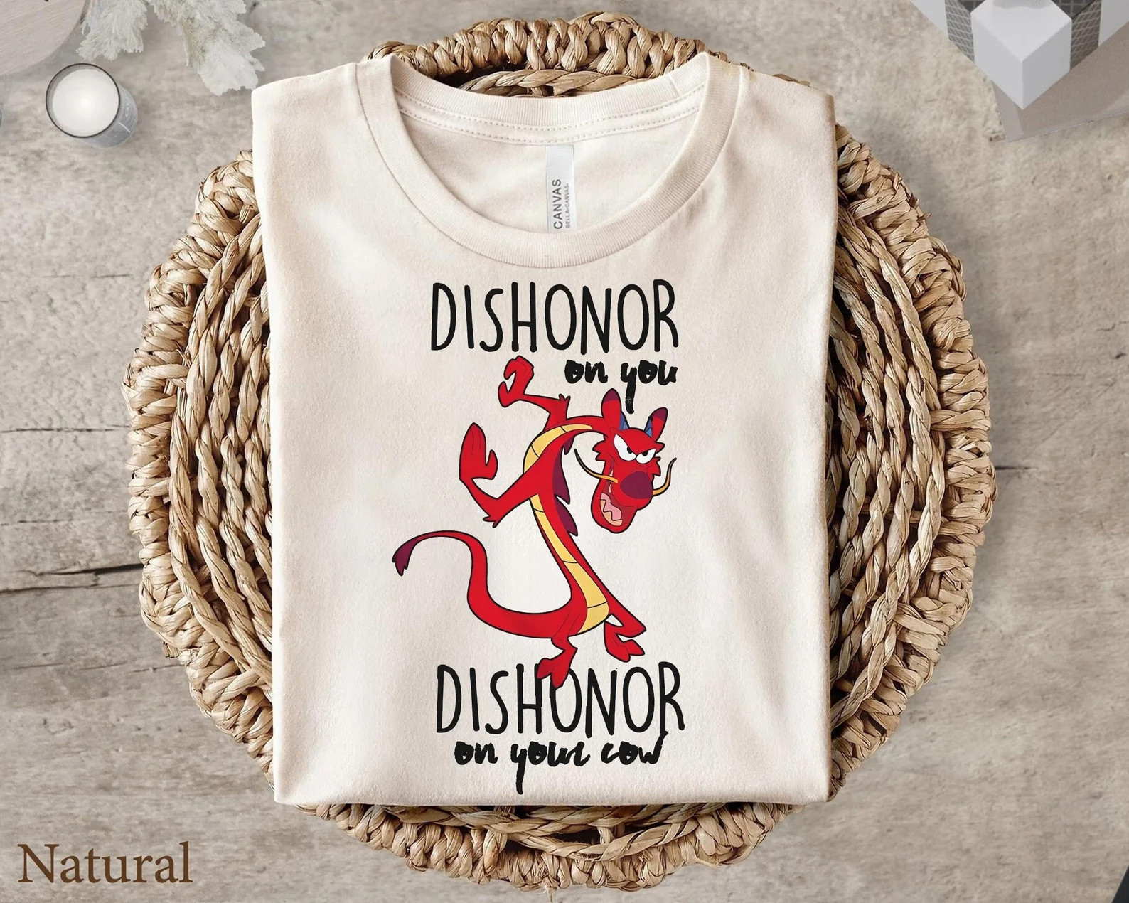 Disney Mulan Mushu Dishonor on Your Cow Disneyland Graphic - Etsy | Etsy (US)